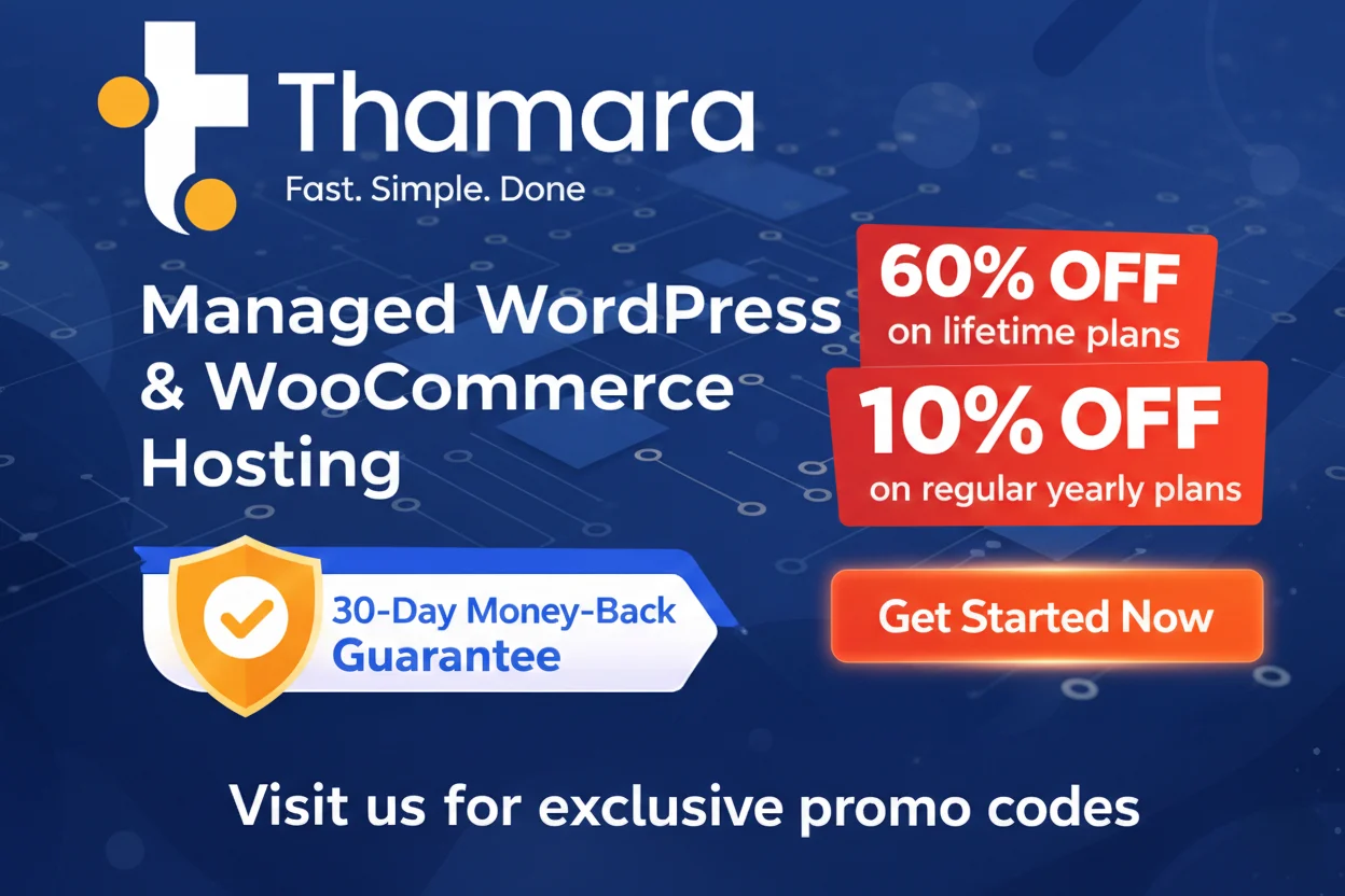 Thamara cloud coupon code featured image