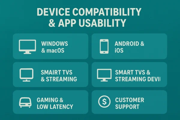Best VPN device compatability and APP usability Best VPN device compatability and APP usability