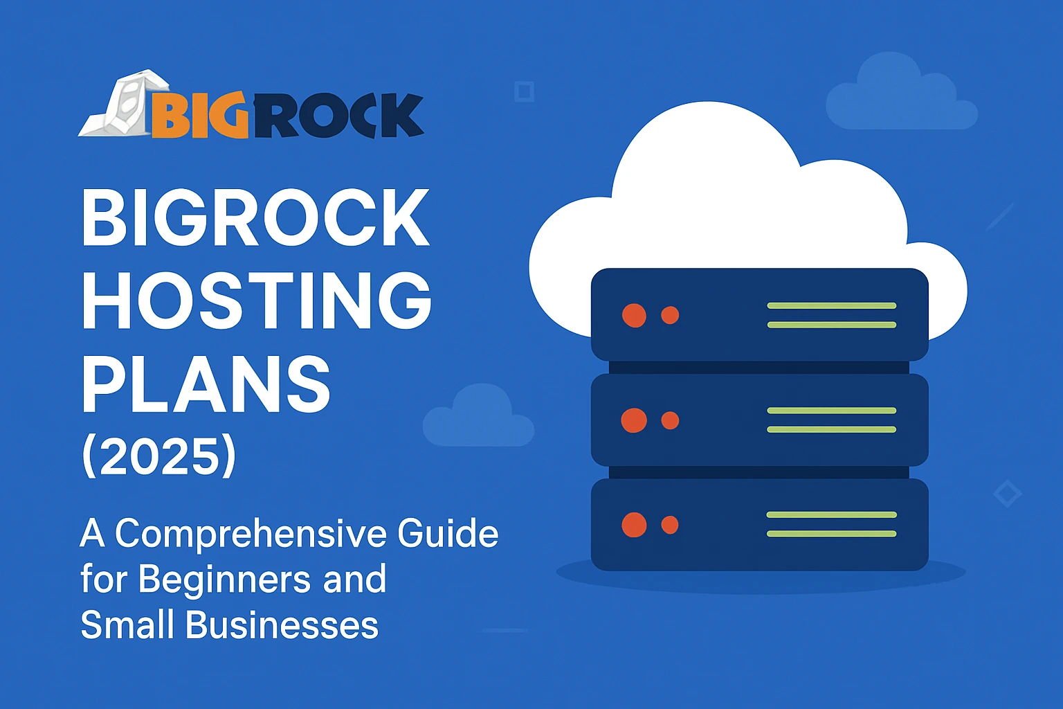 Bigrock hosting plans 2025