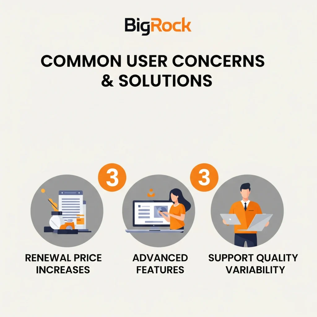 Bigrocks common user concerns and solutions