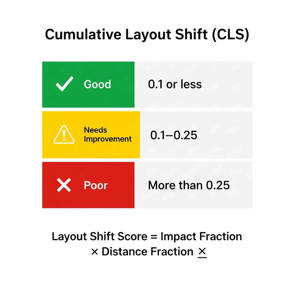 CLS- parameter good & bad CLS- parameter good & bad