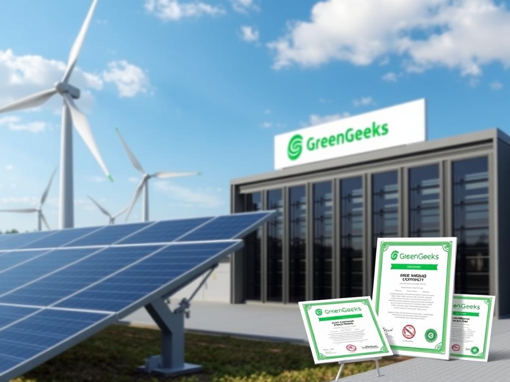 GreenGeeks renewable energy certificates and eco-friendly data center