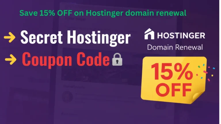 Hostinger Domain Renewal Coupon Code