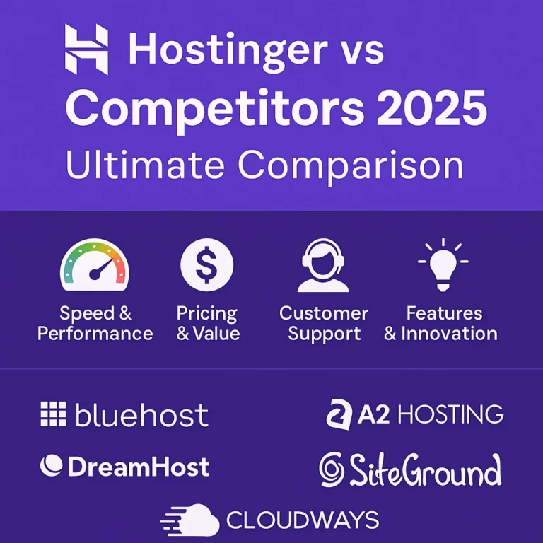 Hostinger vs competitors performance