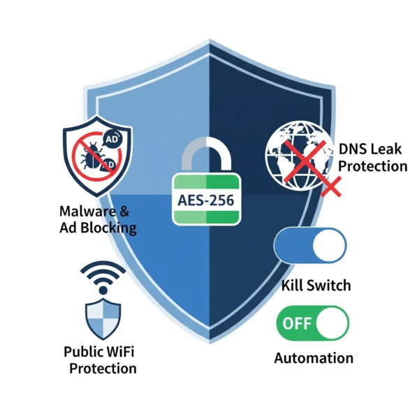 SafeShell VPN Review-Security features SafeShell VPN Review-Security features