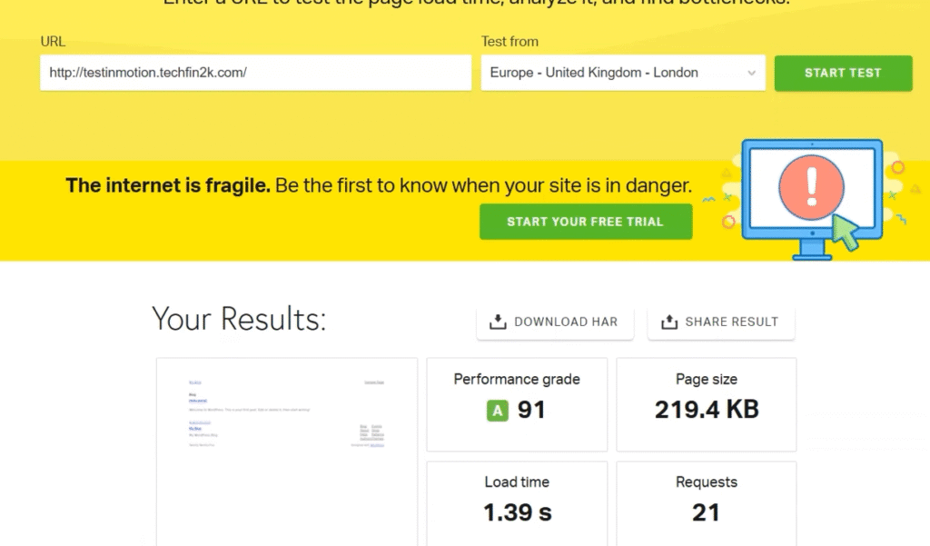 inmotion-hosting-speedtest-pingdom