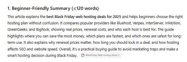 Beginner-friendly summary generated by GPT-5.2 from a long hosting article